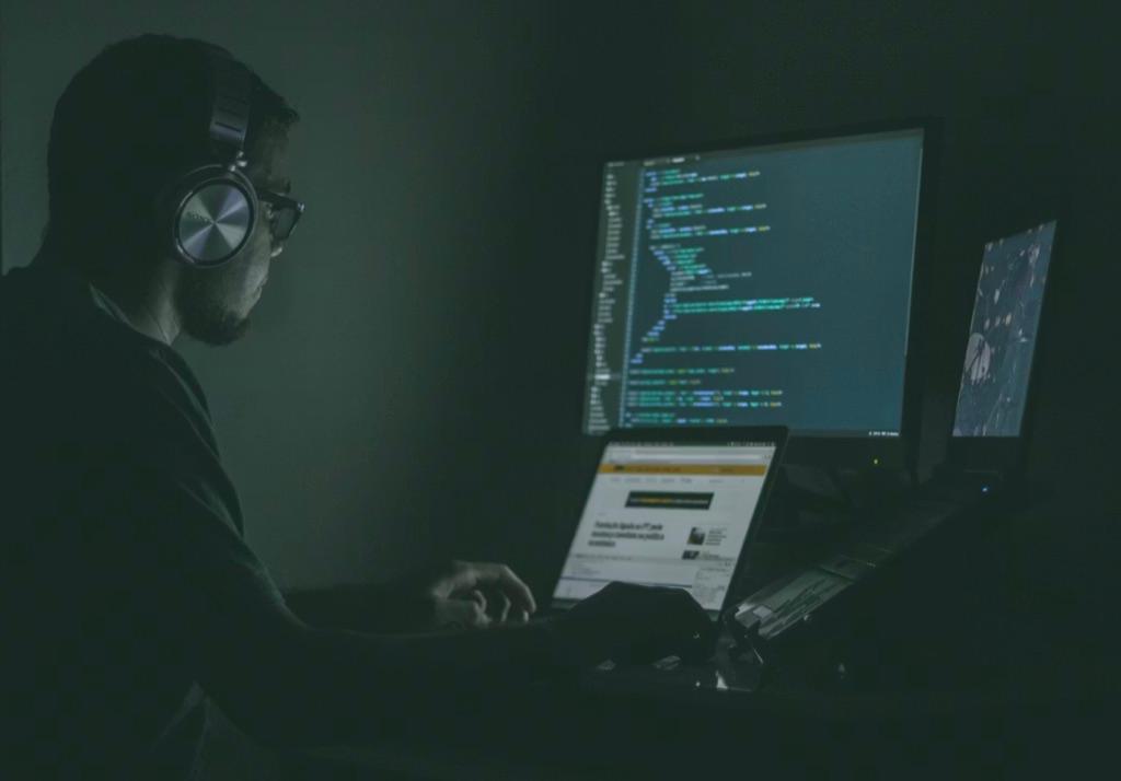 Persona trabajando en la integración y automatización de una API